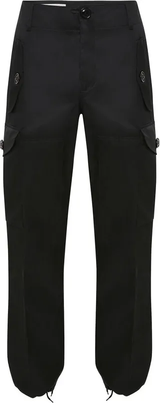 High-Waisted Straight-Leg Trousers