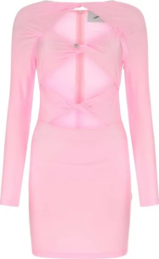 Coperni Cut-Out Long-Sleeved Mini Dress