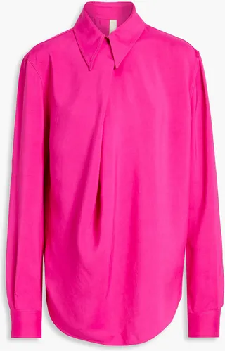 Lamir draped crepe blouse