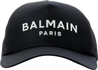 Balmain Logo Embroidered Baseball Cap