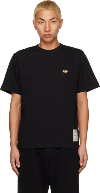 Fiorucci Black Icon Angels Plaque T-Shirt