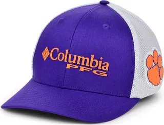 Columbia Clemson Tigers Pfg Stretch Cap