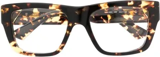 Tortoiseshell-Effect Frame Glasses
