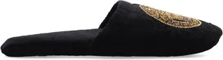 Versace Medusa Head Embellished Slippers