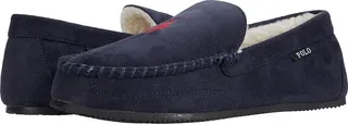 Polo Ralph Lauren Dezi V Moccasin Slipper (Navy) Men's Shoes