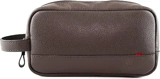 MARC JOSEPH NEW YORK Travel Accessory Bag (Mocha Grainy Calf) Handbags