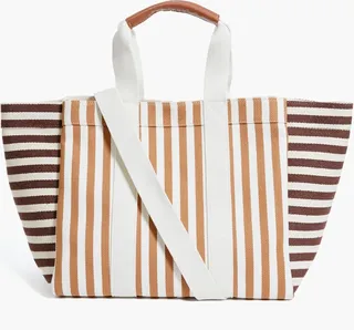 Camel and Brown Parcours L Palais Royal Tote