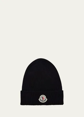 Men's Wool Logo Beanie Hat