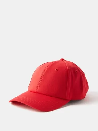 Embroidered-logo Cotton-gabardine Baseball Cap
