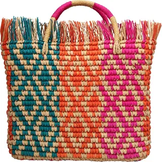 'canasta Mexicana Maxi Frayed' Handbag