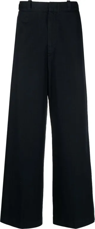 High-Waisted Wide-Leg Trousers