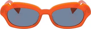 Tinted Round-Frame Sunglasses