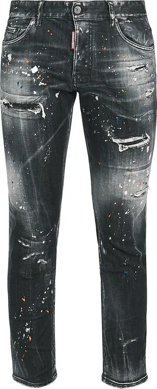 Skater Paint Splatter Skinny Jeans