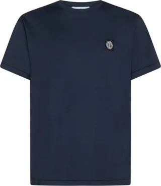 Stone Island Logo Patch Crewneck T-Shirt