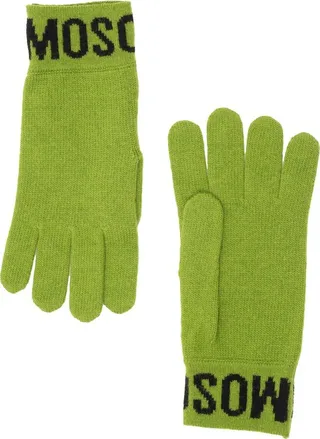 Moschino Logo Intarsia Slip-On Gloves