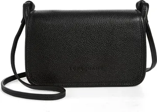 Le Foulonné Leather Wallet Crossbody Bag