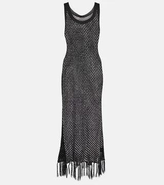 Emma fringed maxi dress