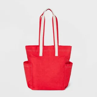 Campus Tote Handbag - Universal Thread™ Coral Red