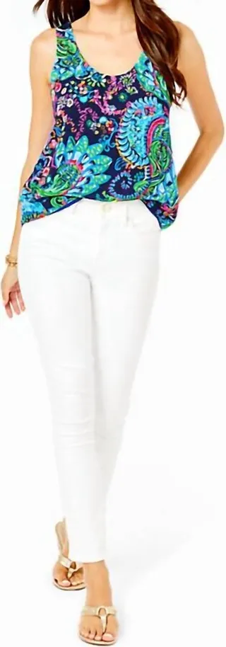 29" South Ocean High-Rise Skinny Pant in Resort White