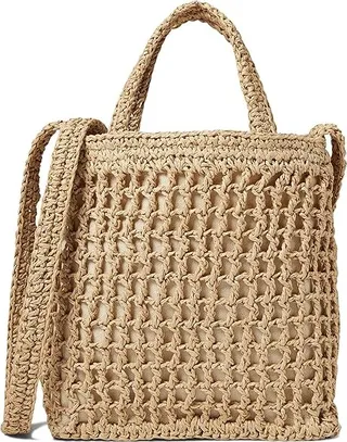 Madewell The Small Transport Crossbody: Straw Edition (Desert Dune) Handbags