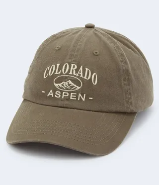 Aeropostale Men's Aspen Colorado Adjustable Hat