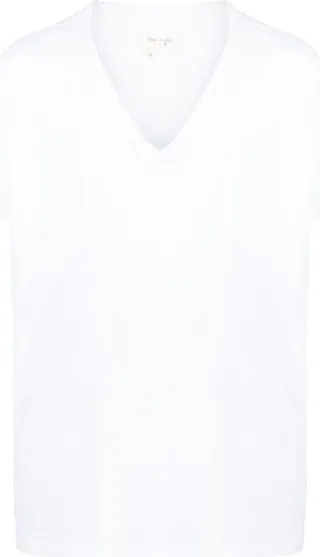 V-neck cotton T-shirt