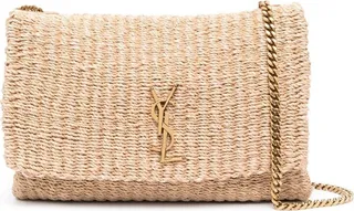 Kate raffia shoulder bag