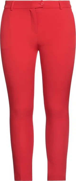Cropped Pants Red