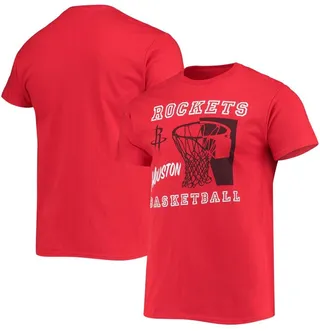 Men's Red Houston Rockets Slam Dunk T-shirt