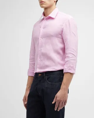 Men's Linen Sport Shirt