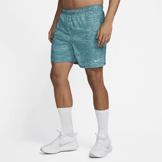 Nike Men's Dri-FIT Run Division Challenger 7" Brief-Lined Running Shorts in Green