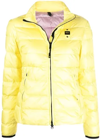 Logo-Patch Detail Padded Jacket