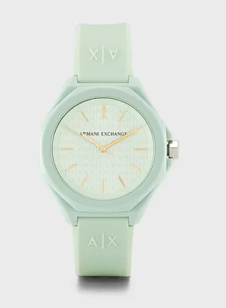 Andrea Silicone Strap Analog Watch