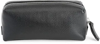 Zipper Leather Travel Utility Bag
