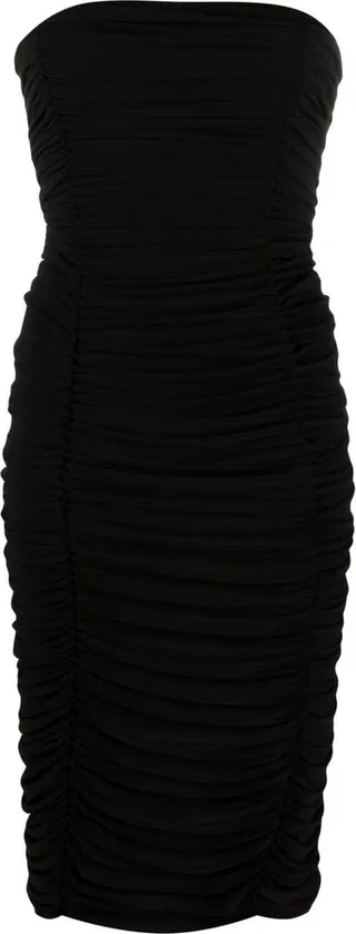 Strapless Draped Dress