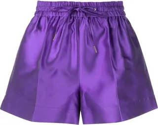 Elasticated Satin Shorts