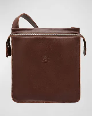 Men's Leather Crossbody Bag
