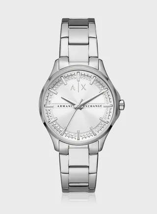 Classic Steel Strap Analog Watch
