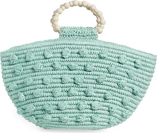 Opal Pompom Tote