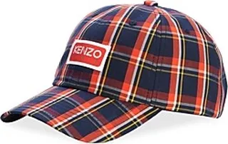 Kenzo Plaid Logo Cap