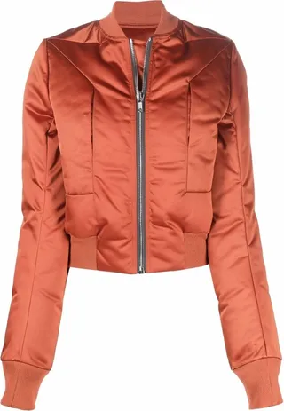 Fog Cropped Bomber Jacket