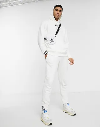 adidas Originals RYV sweatpants in white