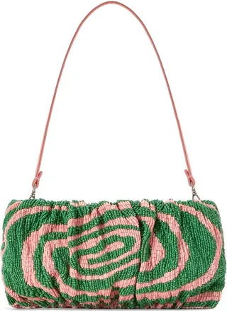Bean beaded convertible shoulder bag