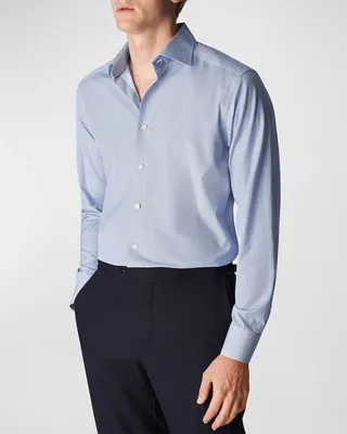 Men's Contemporary Fit Geometric Print Shirt