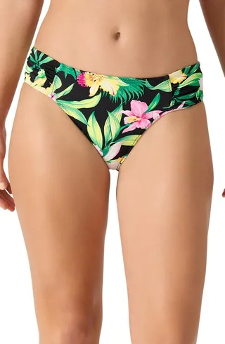 Orchid Garden Reversible Hipster Bikini Bottoms