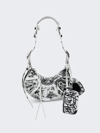 Le Cagole XS Shoulder Bag White