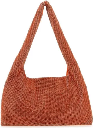 Kara Armpit Embellished Mesh Tote Bag