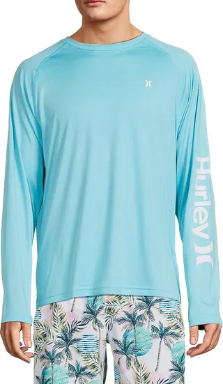 Logo Long Sleeve Rashguard T Shirt