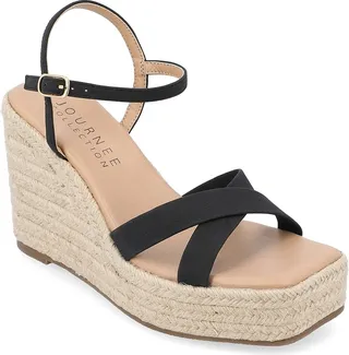 Journee Collection Raniya Espadrille Wedge Sandal