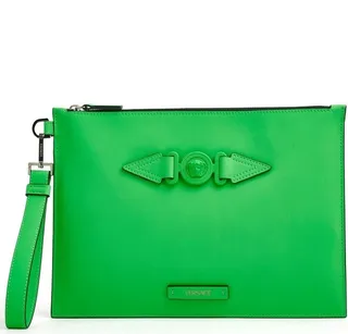 Medusa-motif clutch bag
